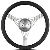 Steering Wheel Newstalgi c Banjo Pol. w/Blk Wrap