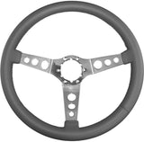 Steering Wheel Stainless Steel Vette Hot Rod