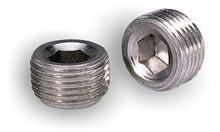 Load image into Gallery viewer, 3/8innpt Alum Pipe Plugs