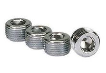 Load image into Gallery viewer, 3/8in. NPT Chrome Pipe Plug 4 Per Package