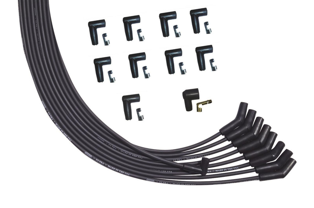 Ultra Plug Wire Set Universal V8 Black