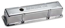 Load image into Gallery viewer, Chrome B/E Valve Covers SBC Tall w/o Baffle