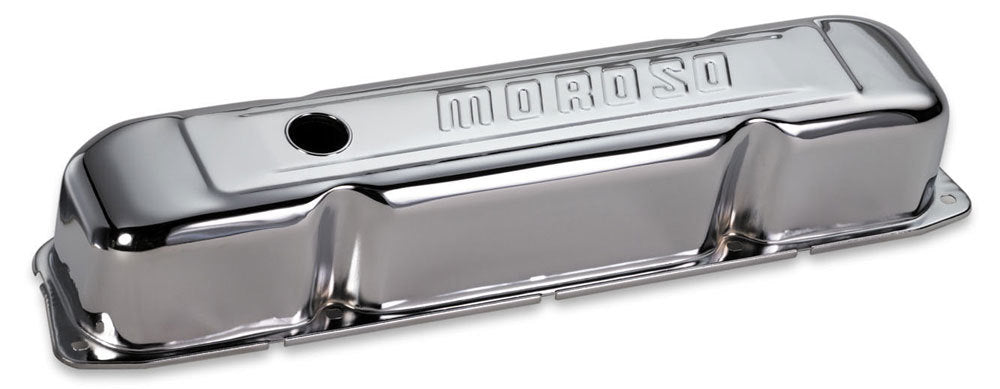 Chrome B/E Valve Covers BBM Tall w/Baffle