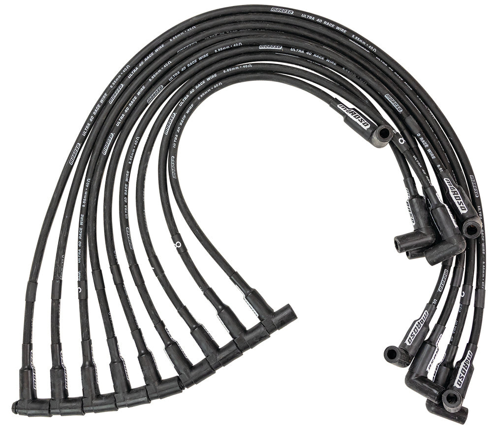 Ultra 40 Plug Wire Set SBC Sprint Car Black