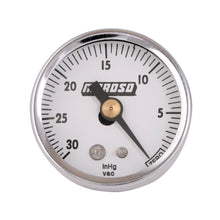 Load image into Gallery viewer, 1-1/2 Vacuum Gauge - 0-30HG