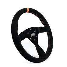 Load image into Gallery viewer, Track Day Steering Wheel 14in Flat Suede