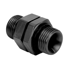 Load image into Gallery viewer, #10 Straight to 3/8npt Coupler w/Jam Nut Black