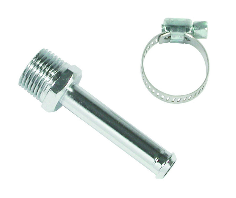 3/8inNPT Chrome Hose Fitting To 3/8in Hose