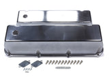 BBF Cast Alm Valve Cover Set w/Hole Polished