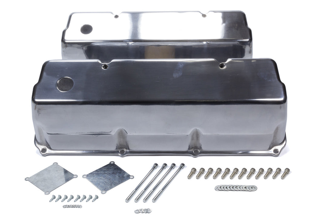 BBF Cast Alm Valve Cover Set Tall Polished