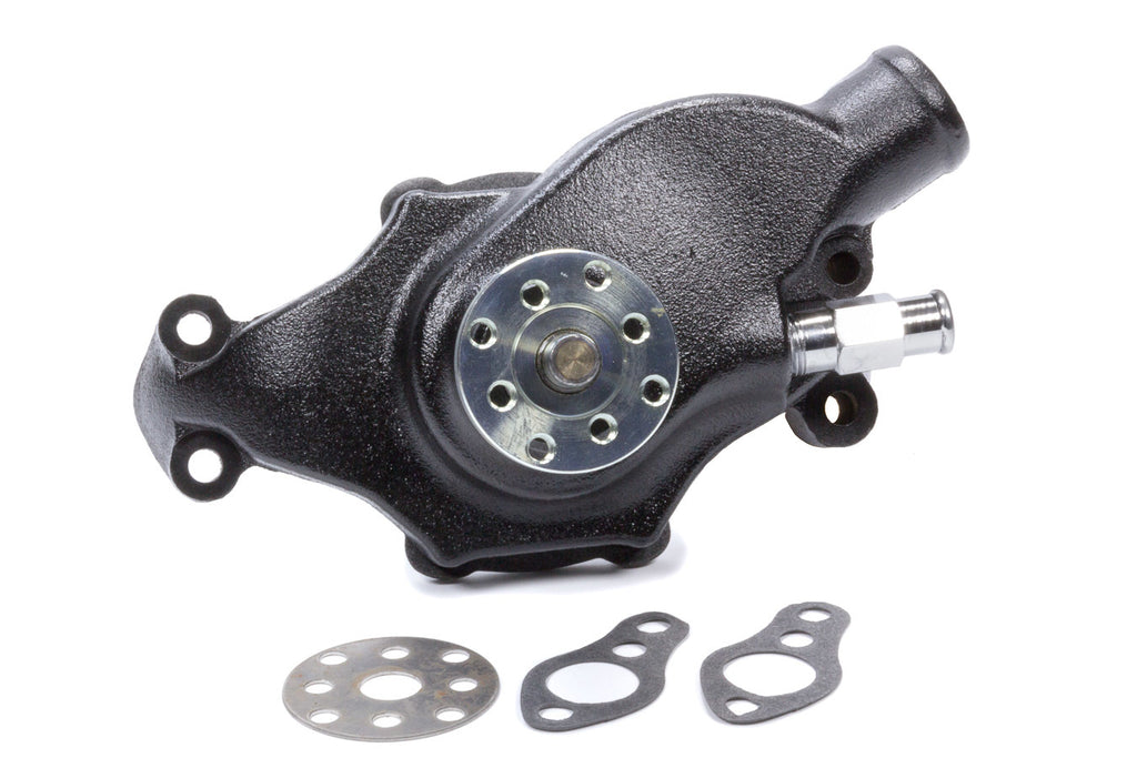 SBC Short Water Pump Iron w/Black Finish