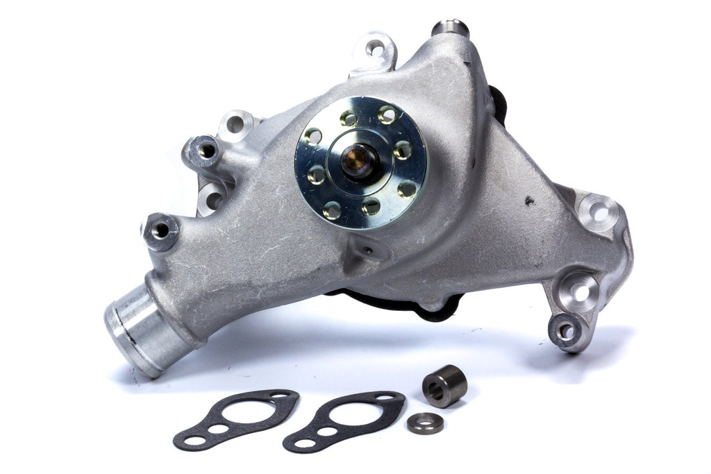 SBC Long Water Pump Alm. w/Natural Finish