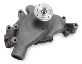 BBC Long Water Pump IRON W/ Natural Finish