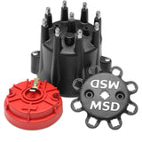 Distributor Cap & Rotor Kit Chevy V8 HEI Black