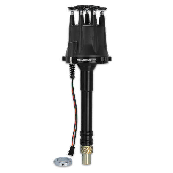 Chevy V8 Pro Billet Distributor Black Finish