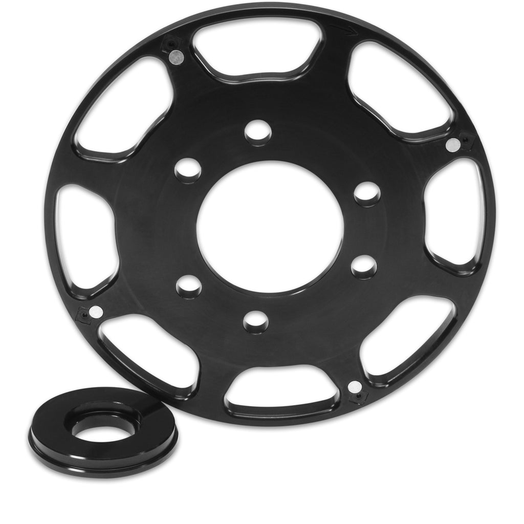 SBC 7in Crank Trigger Wheel Black