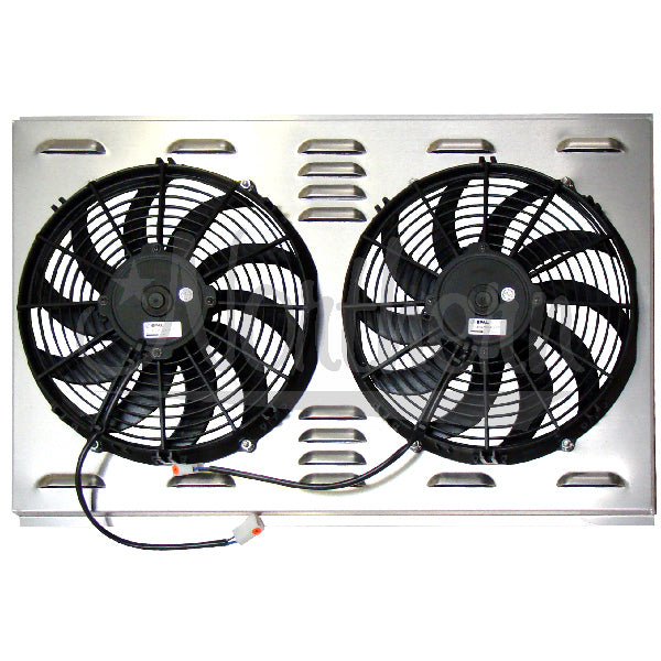 Dual 12in Fans w/Shroud