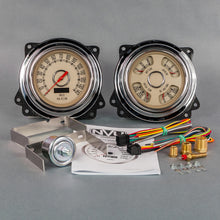 Load image into Gallery viewer, Woodward 2 Gauge Kit Speed/Tach Quad Gauges