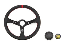 Load image into Gallery viewer, Corsica Steering Wheel Black and Red Leather