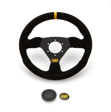 Load image into Gallery viewer, Steering Wheel Trecento Black Suede Leather