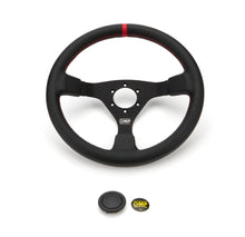 Load image into Gallery viewer, WRC Steering Wheel Black And Red .350 Dia Grip