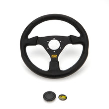 Load image into Gallery viewer, Racing GP Steering Wheel 3 Spoke 330mm Black