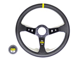 Corsica Steering Wheel Black Leather