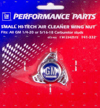 Load image into Gallery viewer, Air Cleaner Center Nut- Small Hi Tech GM Logo