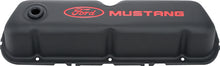 Load image into Gallery viewer, Ford Mustang Steel Valve Covers Black Crinkle