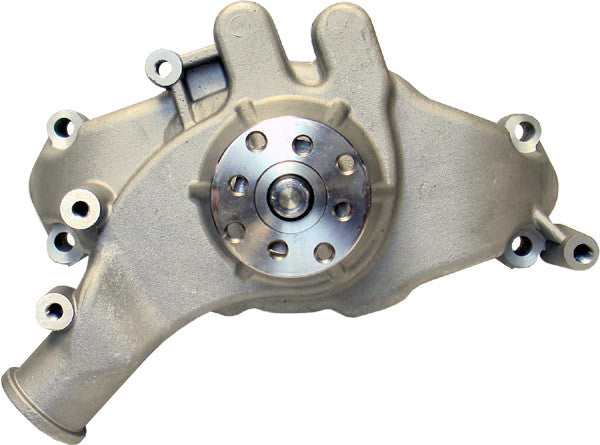 Big Block Chevy Aluminum Water Pump Long Satin