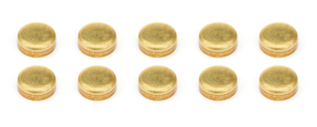 Expansion Plugs 10pk - Brass 1-3/8 Dia