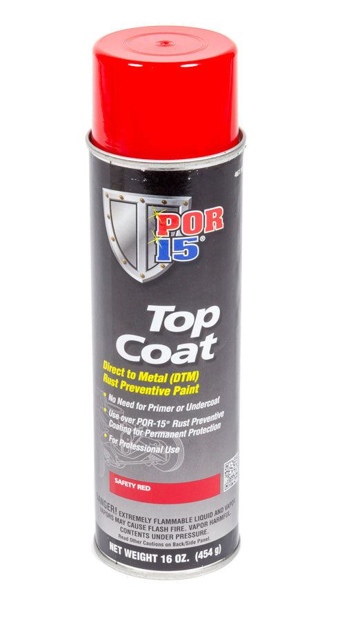 Top Coat Safety Red 16oz Aerosol