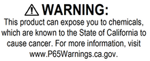 Load image into Gallery viewer, Prop 65 Warning.png