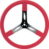 17in Steering Wheel Steel Red