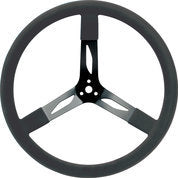 Load image into Gallery viewer, 17in Steering Wheel Steel Black