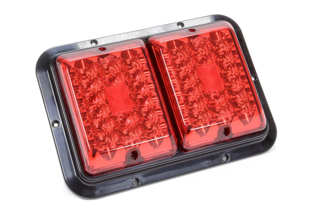 Taillight #84 LED Surfac e Mount Red/Red Blk Base