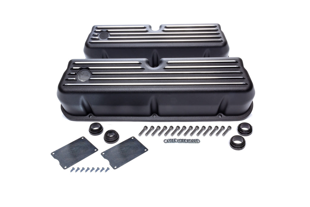 Black Aluminim Valve Covers Ford SBF Tall