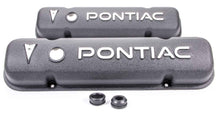 Load image into Gallery viewer, Pontiac Alum V/C Black w/Pontiac Logo