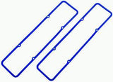 Blue Rubber SB Chevy Valve Cover Gaskets Pair