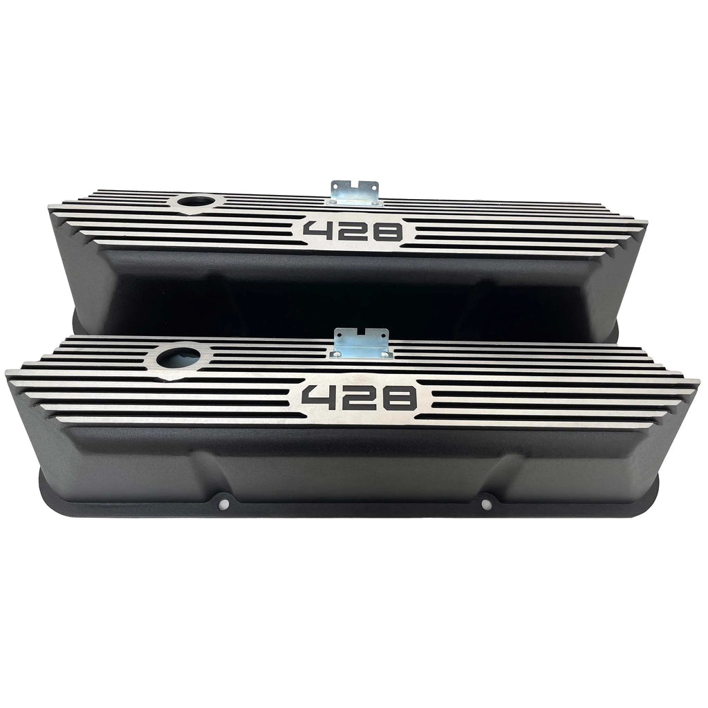 Valve Covers Aluminum Tall Ford 428 CID Logo