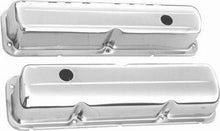 Load image into Gallery viewer, Chrome Steel Valve Cover Ford 353-428 Pair