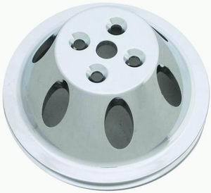 Pol Alum SBC Single Gro ove Pulley