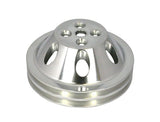 Pol Alum SBC Double Gro ove Pulley