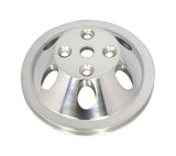 Pol Alum SBC Single Gro ove Pulley