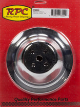 Load image into Gallery viewer, Chrome Steel Water Pump Pulley SBC Short 7.1 Dia