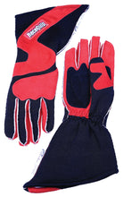 Load image into Gallery viewer, Gloves Outseam Black/Red Medium SFI-5