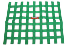 Load image into Gallery viewer, Ribbon Window Net Green Non-SFI 18in x 24in