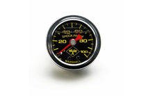 Load image into Gallery viewer, 0-100 PSI Fuel Pressure Gauge Blk Face/Chrm Case