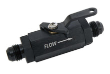 Load image into Gallery viewer, Shutoff Valve - #6an Male Black Finish