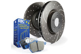 S6 Kits Bluestuff and GD Rotors; Front; FMSI Pad No. D1001;